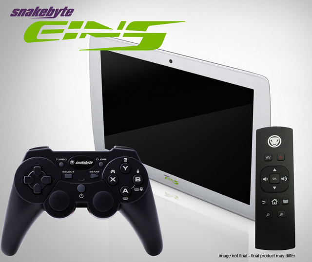 Vorstellung von Android Gaming Tablet snakebyte eins auf der gamescom 2012
