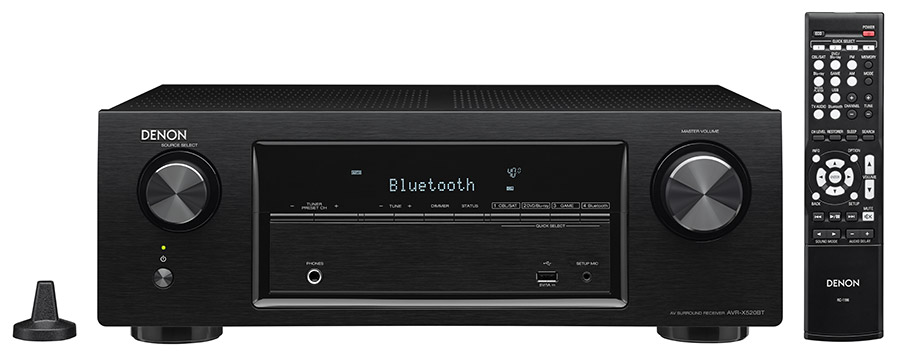 Denon stellt neuen Einstiegs-AV-Receiver vor: AVR-X520BT mit HDCP 2.2 und einzigartiger Bluetooth-App